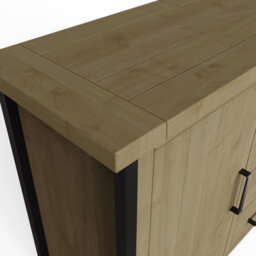 FWSTYLE Large Solid Driftwood Pine Modern Sideboard - thumbnail 7