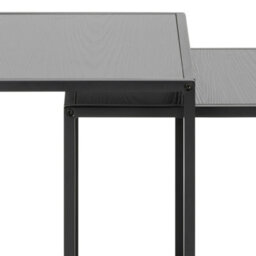 Furniture To Go Seaford Nest Of Tables In Ash Black - thumbnail 7
