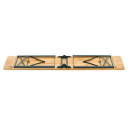 5.8Ft Long Wooden Folding Garden Table Outdoor Picnic Table Bbq Party Table - thumbnail 5