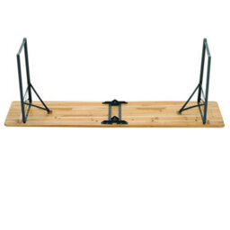 5.8Ft Long Wooden Folding Garden Table Outdoor Picnic Table Bbq Party Table - thumbnail 6