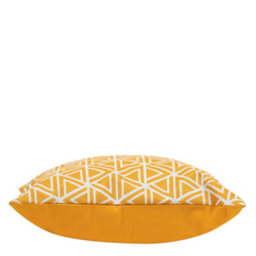 icon Indoor And Outdoor Geometric Pattern Waterproof Filled Cushion Yellow Set Of 2 - thumbnail 4