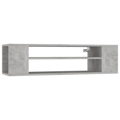 Vidaxl Hanging Tv Cabinet Concrete Grey 100X30X26.5 Cm Engineered Wood - image 1