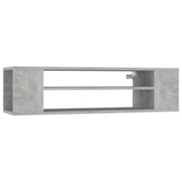 Vidaxl Hanging Tv Cabinet Concrete Grey 100X30X26.5 Cm Engineered Wood