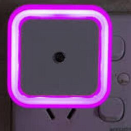 Automatic Led Night Light Plug In Dusk Dawn Sensor Pink - thumbnail 2