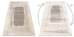 RugsX Carpet Fusion 8256 Cream Beige - Frame, Vintage, Modern, Abstract 160X220 Cm - thumbnail 3