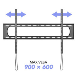 "Avf Flat To Wall Heavy Duty Tv Wall Mount, For Tvs 60-100""" - thumbnail 3
