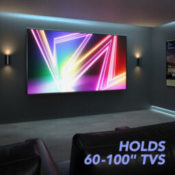 "Avf Flat To Wall Heavy Duty Tv Wall Mount, For Tvs 60-100""" - thumbnail 4