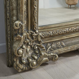 The Online Mirror Shop Decorative Mirror Belgravia Grand Rectangular Shape With Antique Silver Frame- H 223Cmxw 142Cmxd 11Cm For Hanging In Bedroom - thumbnail 4
