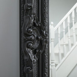 The Online Mirror Shop Decorative Mirror Belgravia Grand Rectangular Shape With Antique Silver Frame- H 223Cmxw 142Cmxd 11Cm For Hanging In Bedroom - thumbnail 8
