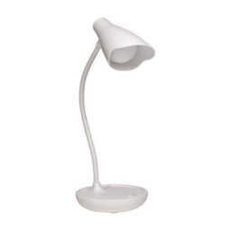 Unilite Unilux Desk Lamp For Home Office Working, White, Usb Charging - thumbnail 2
