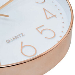 Vidaxl Wall Clock 30 Cm Rose Gold - thumbnail 5