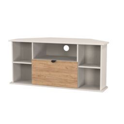 Varese Matt Kashmir Corner Tv Unit With 2 Shelves & 1 Drawers, (H)51Cm X (W)112Cm X (D)51.5Cm - thumbnail 3