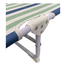 Curacao Blue & Green Metal Sun Lounger - thumbnail 6