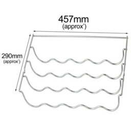 Spares2Go Wine Bottle Rack Shelf Insert Compatible With Aeg Fridge (457 X 290 X 70mm) - thumbnail 2