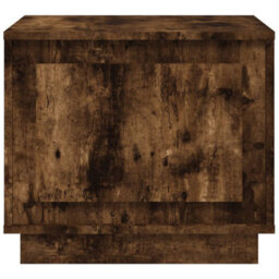 Berkfield Durable Coffee Table Smoked Oak 51X50X44 Cm Engineered Wood - thumbnail 5