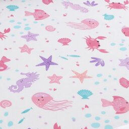 Bedlam Mermaid Vibes Reversible Aqua Duvet Cover Set - thumbnail 4