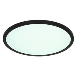 Luminosa Lighting Luminosa Sapana 42Cm Round Flush Ceiling Light Black Ip44 1X Rgb Led Dimmable 3000-6000K Remote Control Timer - thumbnail 5