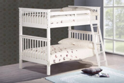 Amani Oxford Bunk Bed -3'0 Single White - thumbnail 6