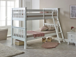Amani Oxford Bunk Bed -3'0 Single White - thumbnail 2