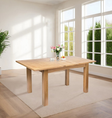 Hallowood Furniture Camberley Oak Butterfly Extending Dining Table - image 1