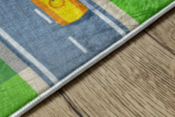 RugsX Bambino 2624 Washing Carpet City, Streets For Children Anti-Slip - Green Grey  160X220 Cm - thumbnail 5