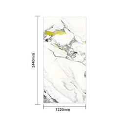Ener-J Golden Veined Marble Spc Wall Panel 1220X2440mm 4mm (Pack Of 3) - thumbnail 5