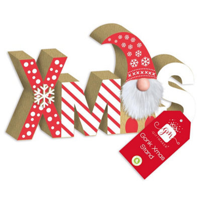 Anker Christmas Xmas Gonk Wooden Sign Decoration - image 1