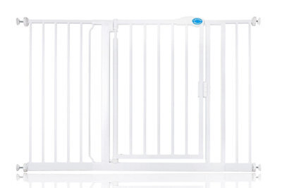 Bettacare Auto Close Pet Gate, 125.4Cm - 132.4Cm, White, Pressure Fit Stair Gate For Dog & Puppy - image 1