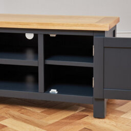 The Furniture Market Cotswold Charcoal Large Tv Unit - thumbnail 4