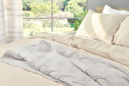 Smart Living Luxurious Zig-Zag Polyester Bedspread - Soft, Stylish, And Durable - thumbnail 6