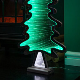 Samuel Alexander 60Cm Light Up Christmas Tree Infinity Decoration With Leds - thumbnail 8