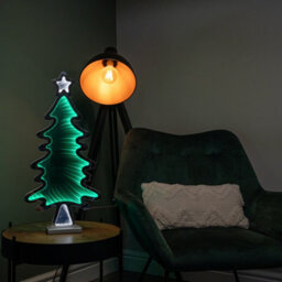 Samuel Alexander 60Cm Light Up Christmas Tree Infinity Decoration With Leds - thumbnail 2