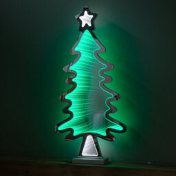 Samuel Alexander 60Cm Light Up Christmas Tree Infinity Decoration With Leds - thumbnail 3