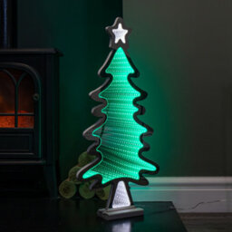 Samuel Alexander 60Cm Light Up Christmas Tree Infinity Decoration With Leds - thumbnail 4