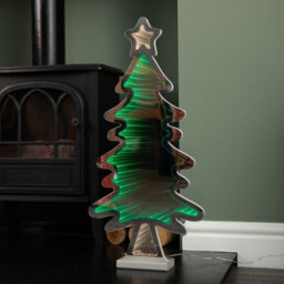 Samuel Alexander 60Cm Light Up Christmas Tree Infinity Decoration With Leds - thumbnail 5