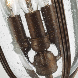 Luminosa Lighting Elstead English Bridle 3 Light Medium Outdoor Ceiling Chain Lantern British Bronze, E14 - thumbnail 4