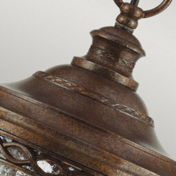 Luminosa Lighting Elstead English Bridle 3 Light Medium Outdoor Ceiling Chain Lantern British Bronze, E14 - thumbnail 2