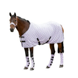 Supreme Products Dotted Horse Fleece Rug Lavish Lilac (5)