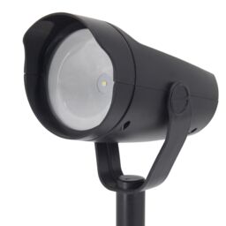 Black Solar-Powered 15Lm Integrated Led Outdoor Spotlight - thumbnail 4