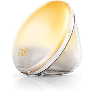 Philips Wake Up Light, White, 5 Natural Alarm Sounds