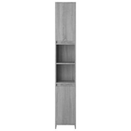 Vidaxl Bathroom Cabinet Grey Sonoma 30X30X183.5 Cm Engineered Wood - thumbnail 6