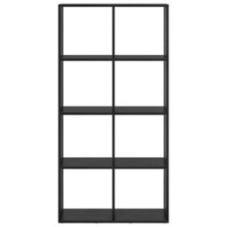 Berkfield Book Cabinet Black Oak 69.5 X 29 X 137.5 Cm Engineered Wood - thumbnail 5