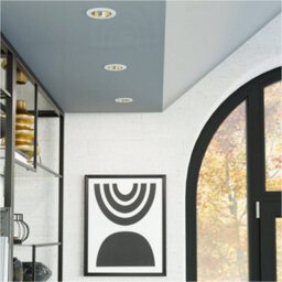 Loops 2 Pack Elegant Modern White And Gold Indoor Ceiling Spotlight For Stylish Homes - thumbnail 3