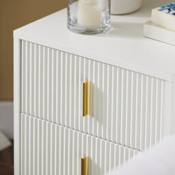 Sobuy Fbt115-W, Bedside Table Bedside Cabinet Nightstand With 2 Drawers, Side Table  Chest Of Drawers For Bedroom, White - thumbnail 9