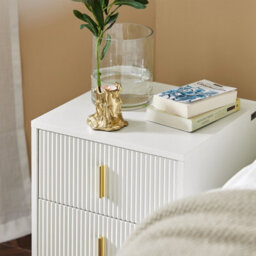 Sobuy Fbt115-W, Bedside Table Bedside Cabinet Nightstand With 2 Drawers, Side Table  Chest Of Drawers For Bedroom, White - thumbnail 6