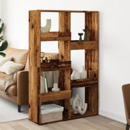 Berkfield Classic Room Divider Old Wood 100X33X155.5 Cm Engineered Wood - thumbnail 2