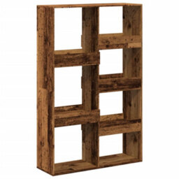 Berkfield Classic Room Divider Old Wood 100X33X155.5 Cm Engineered Wood - thumbnail 6