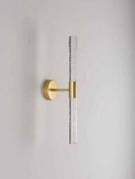 Golden Crystal Rod Led Wall Light 51 X 10 X 4 Cm Modern Interior Wall Lighting - thumbnail 4
