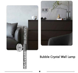 Golden Crystal Rod Led Wall Light 51 X 10 X 4 Cm Modern Interior Wall Lighting - thumbnail 5
