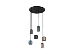 Luminosa Lighting Luminosa Nimes Cluster Pendant Ceiling Light Black 6Xgu10 - Uk Stock - thumbnail 5
